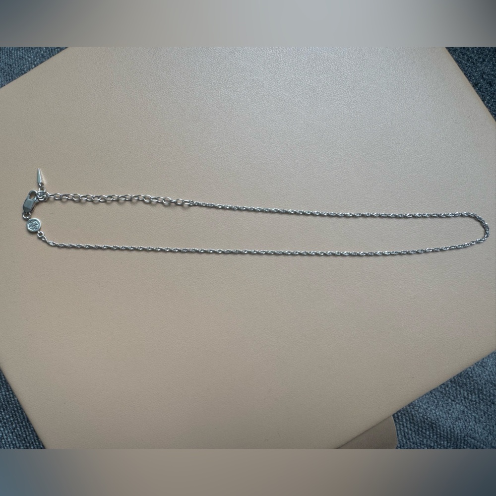 Missoma twisted chain choker in sterling silver